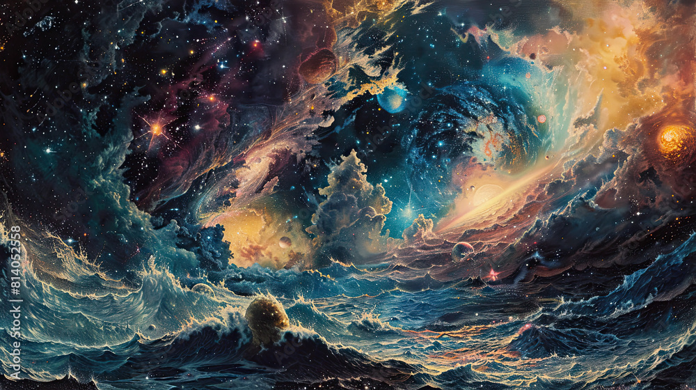 Cosmic Canvas Exploring the Galactic Odyssey Cosmic Canvas Exploring the Galactic Odyssey