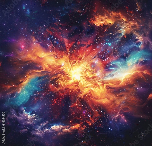 Radiant Spirals The Bold Colors of Cosmic Nebulae