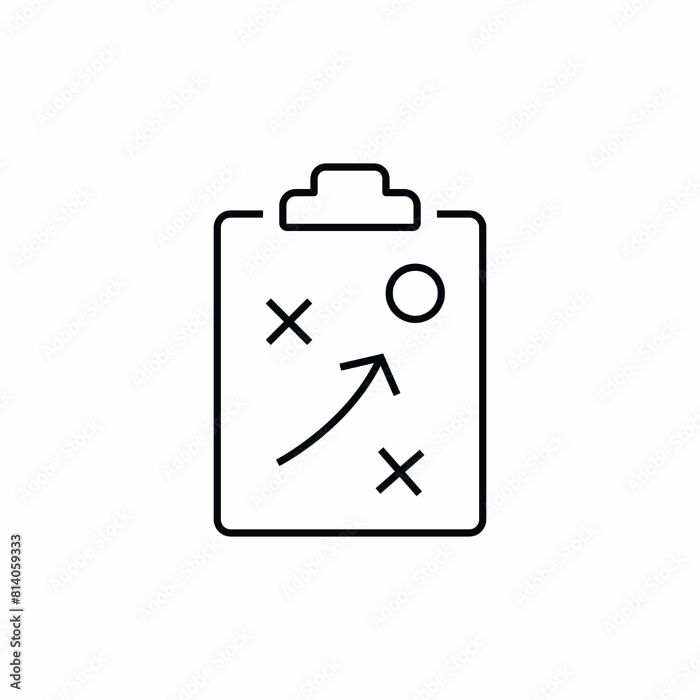 clipboard document strategy tactics icon clipboard document strategy tactics icon