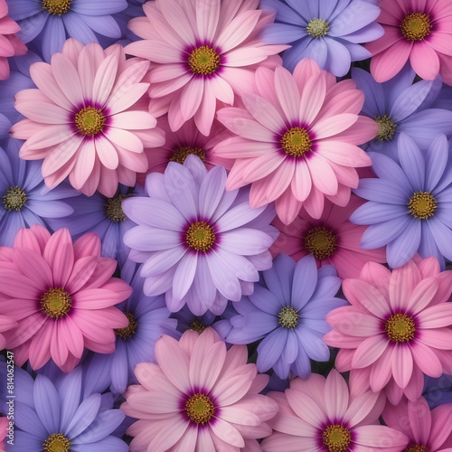 pink and white daisies