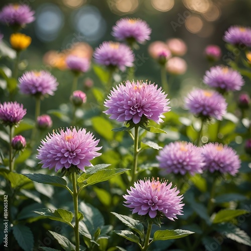 Purple Flower in spring