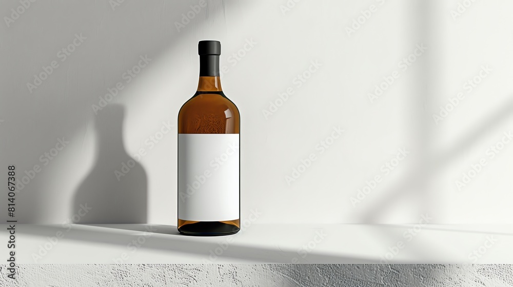 High resolution realistic bottle photo for advanced mockup designs High resolution realistic bottle photo for advanced mockup designs
