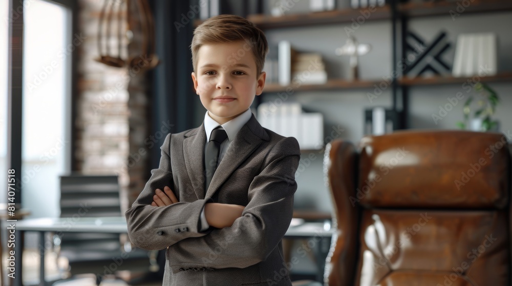 Young Executive in Action Generative AI Young Executive in Action Generative AI