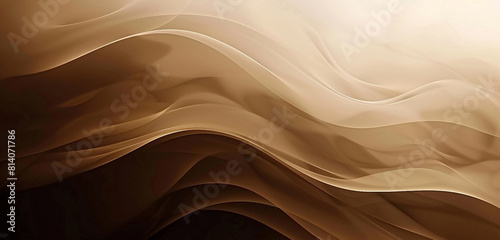 Warm taupe to deep espresso gradient, suitable for cafe branding and interior design. photo