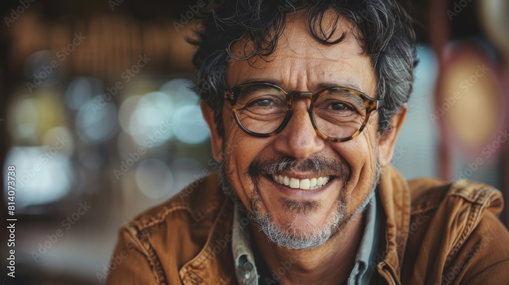 Hopeful Hispanic Man Looks to a Bright Future Generative AI Hopeful Hispanic Man Looks to a Bright Future Generative AI
