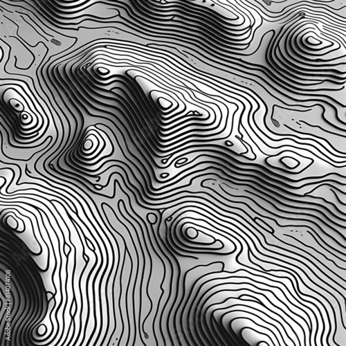 Wallpaper Mural black and white seamless pattern Torontodigital.ca