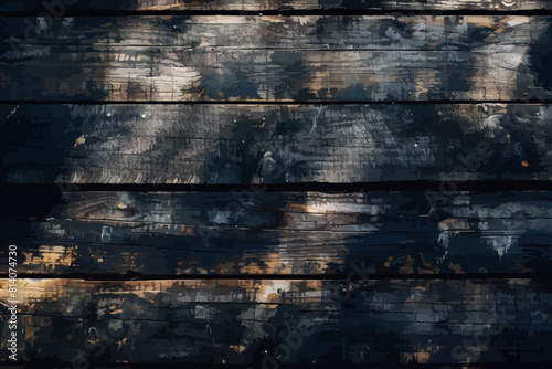 Dark wooden boards as a background. A background made of horizontally arranged boards. Nice boards for printing.