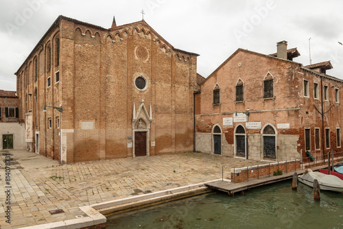 View of the Chiesa Parrocchiale di Sant'Alvise (San Ludovico Vescovo) Catholic Churc in Venice