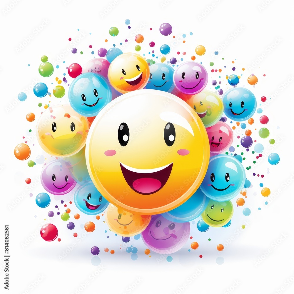 Pastel smiles pattern on transparent background - ideal for various creative projects and designs Pastel smiles pattern on transparent background - ideal for various creative projects and designs