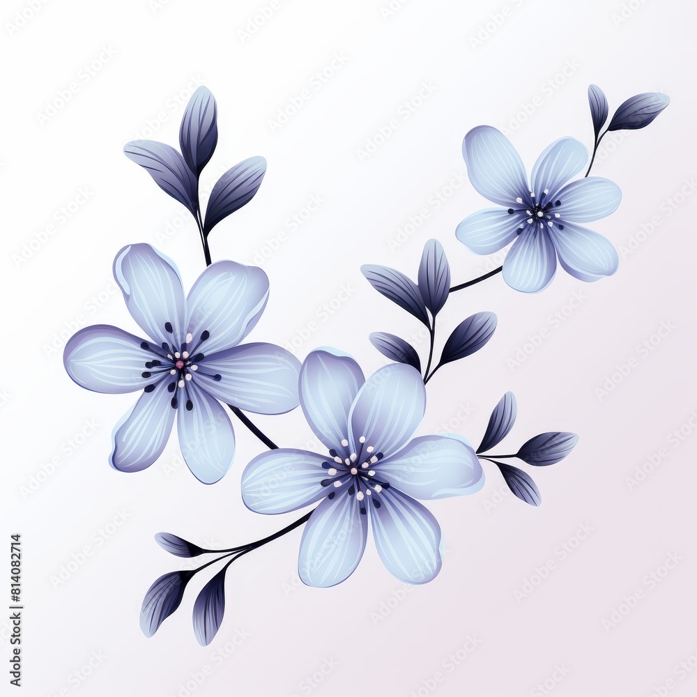 High-quality pastel flower seamless pattern on white background for design projects and fabric print High-quality pastel flower seamless pattern on white background for design projects and fabric print