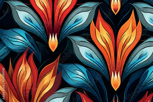 Background texture fabric floral pattern. flowers pattern, repeat design pattern for textile printing factory, design for fashion.
