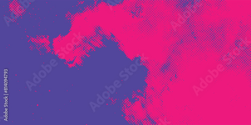 Distressed background in blue and pink texture with dark spots, scratches and lines. Abstract illustrations