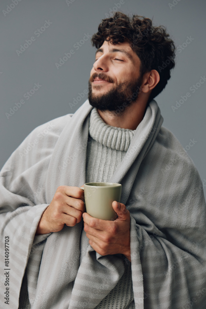 Caucasian drink men cup adult portrait attractive handsome person casual coffee young Caucasian drink men cup adult portrait attractive handsome person casual coffee young