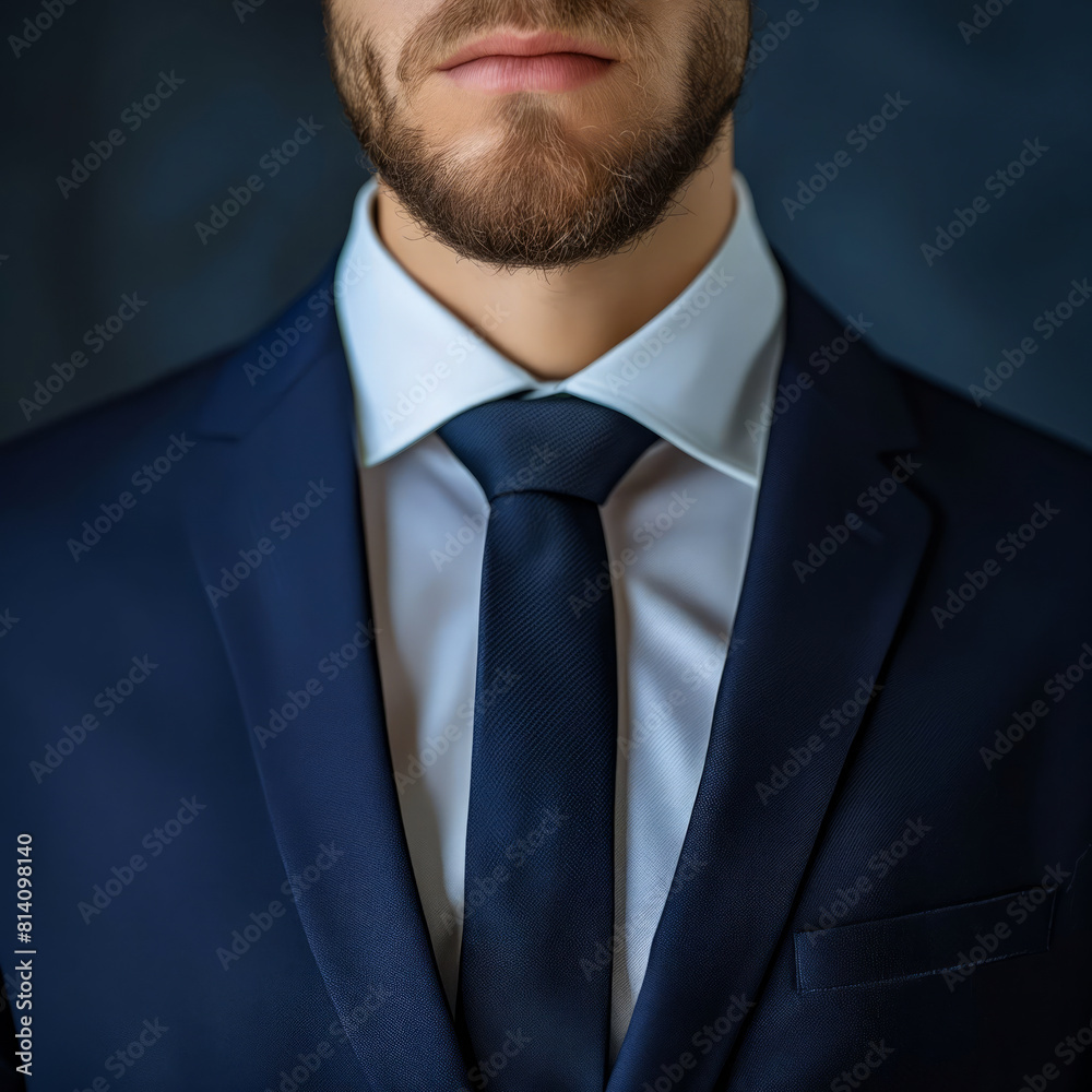A man in a suit and tie. A man in a suit and tie.