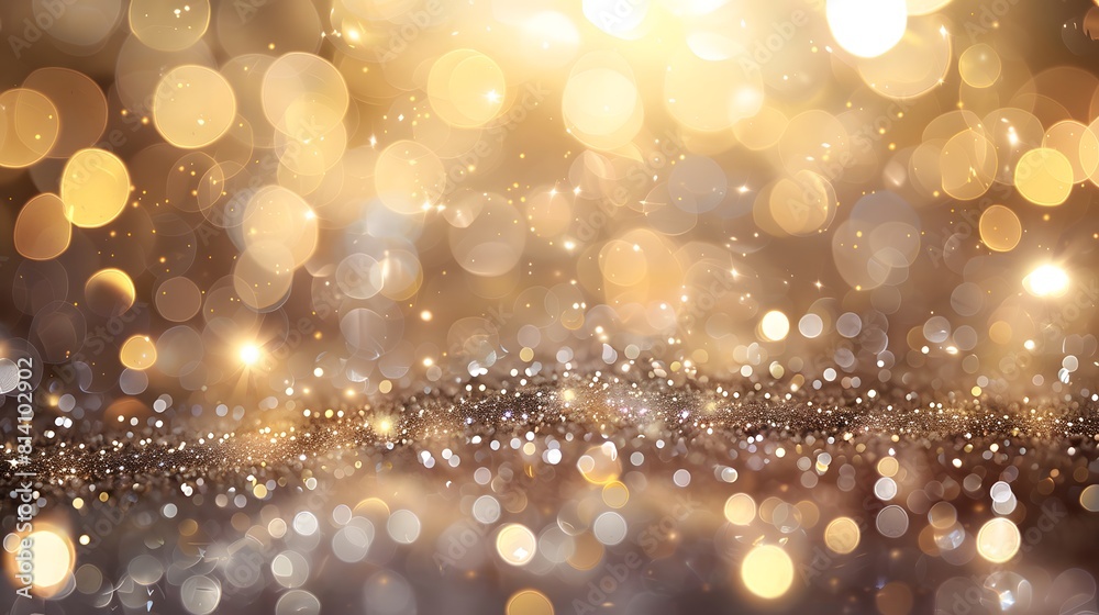 The trendy abstract background exudes luxury. Abstract elegant gold glowing line. AI Generative