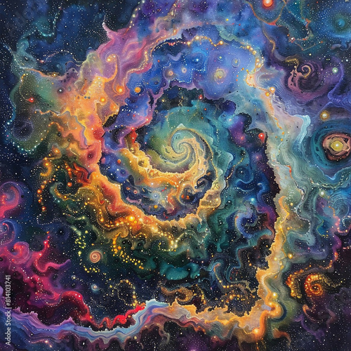 Kaleidoscope Cosmos Exploring Celestial Plains