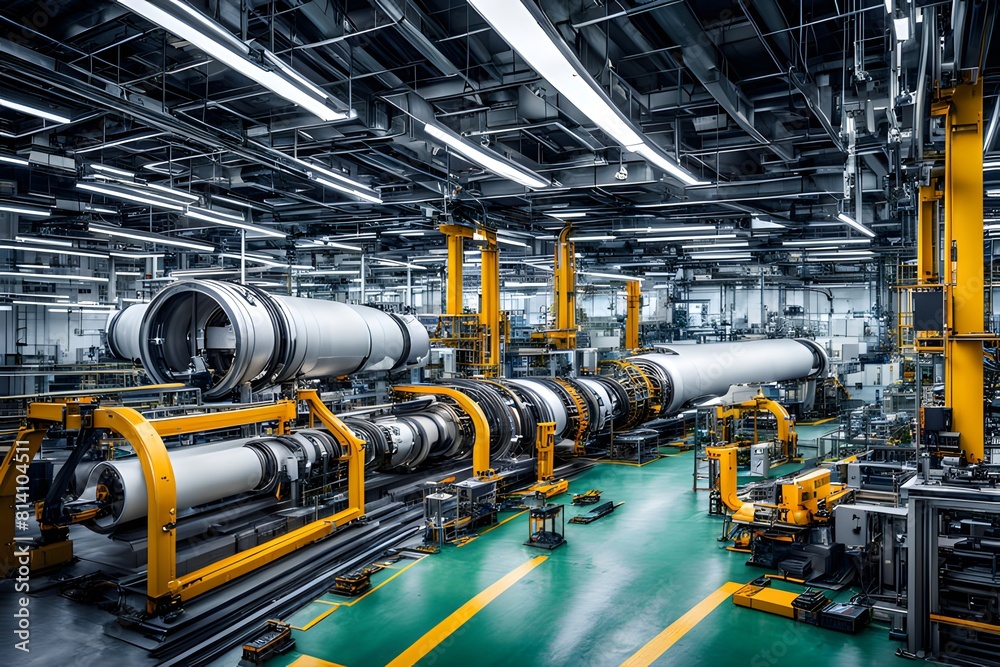 Template background manufacturing progress technology engineering. AI Generative Template background manufacturing progress technology engineering. AI Generative