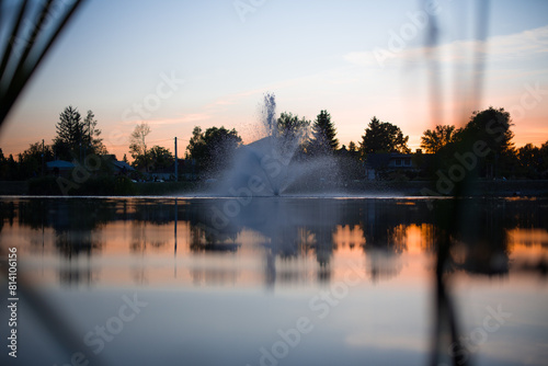 Sunset fountain 