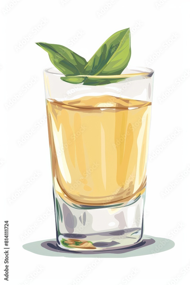 Salmiakki Koskenkorva in a shot glass Salmiakki Koskenkorva in a shot glass