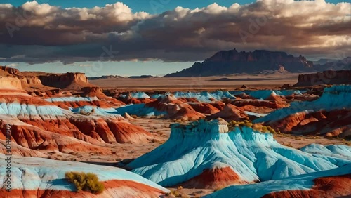 Ischigualasto Valley in Argentina photo