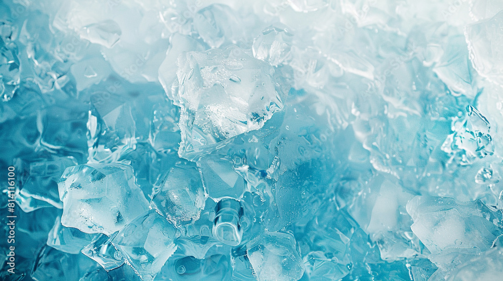 Polar ice, crystal blue fading into transparent white Polar ice, crystal blue fading into transparent white