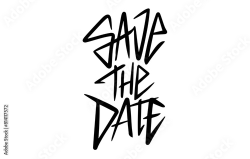 Save the Date Expressive Lettering