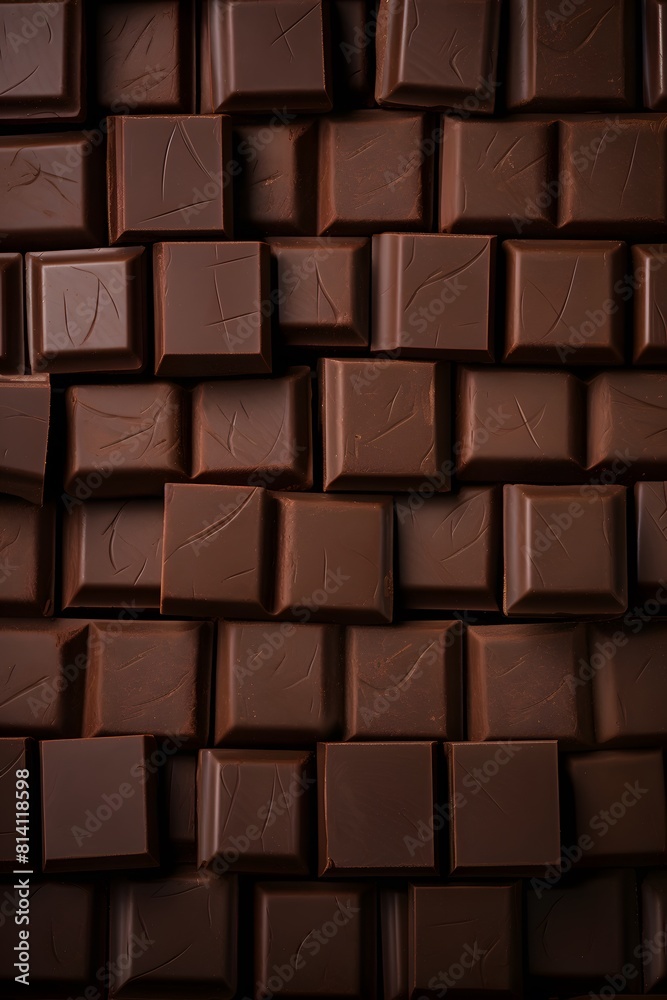 stacked chocolate squares pattern generative ai stacked chocolate squares pattern generative ai