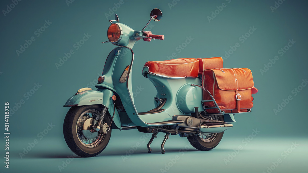 Fototapeta premium scooter on the street