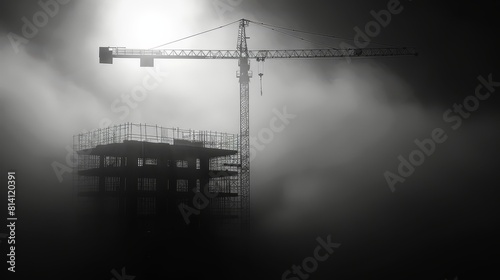 Construction Site, Building Workers, Construction Workers, Building Construction Process.