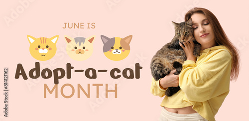 Pretty young woman with cut...