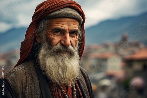 Historical Turk person turkish city. Islam turk. Generate Ai