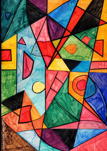 Create abstract art using geometric shapes You have carte blanche to explore your creativity and ex 