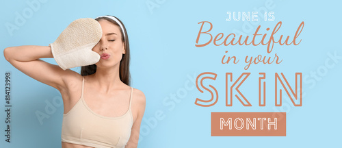 Beautiful young woman with ...