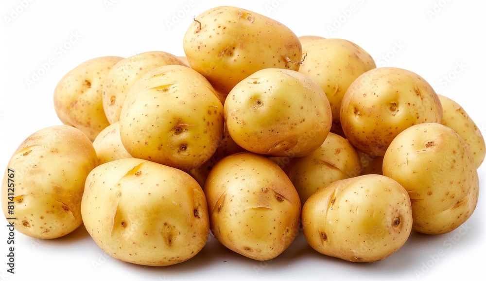 New Potatoes isolated on a white background New Potatoes isolated on a white background