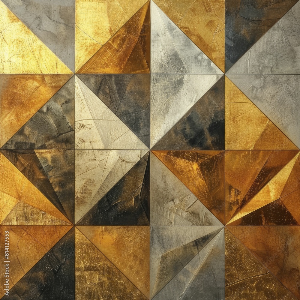 Geometric shapes in a luxurious gold texture, ideal for modern and upscale marketing materials. Geometric shapes in a luxurious gold texture, ideal for modern and upscale marketing materials.