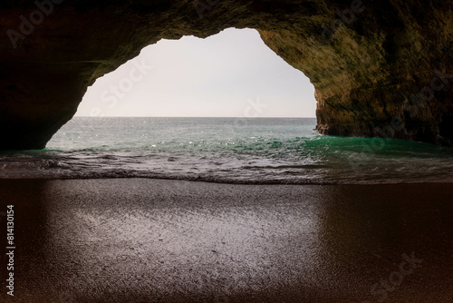 Views of the Ocean and Sky from the Benagil Caves in Albufiera Portugal