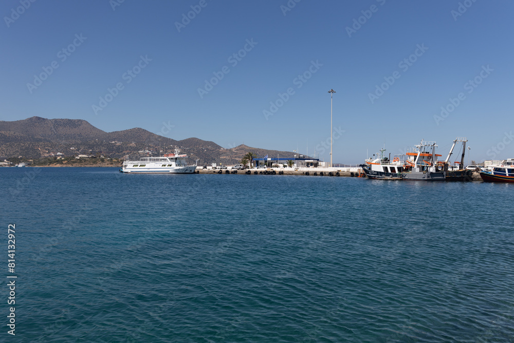 Fototapeta premium view of the port