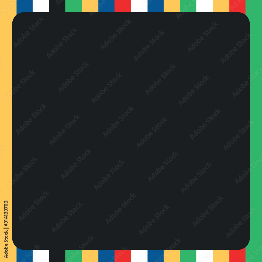 Square social media template background. Europe football 2024 social media background. Vector illustration European Football 2024 in Germany pattern background or banner, card, website. Poster soccer