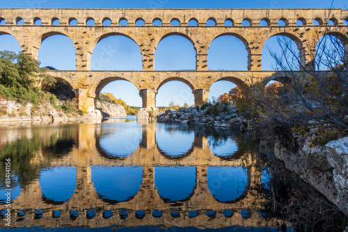 Tableau sur toile The Pont du Gard
