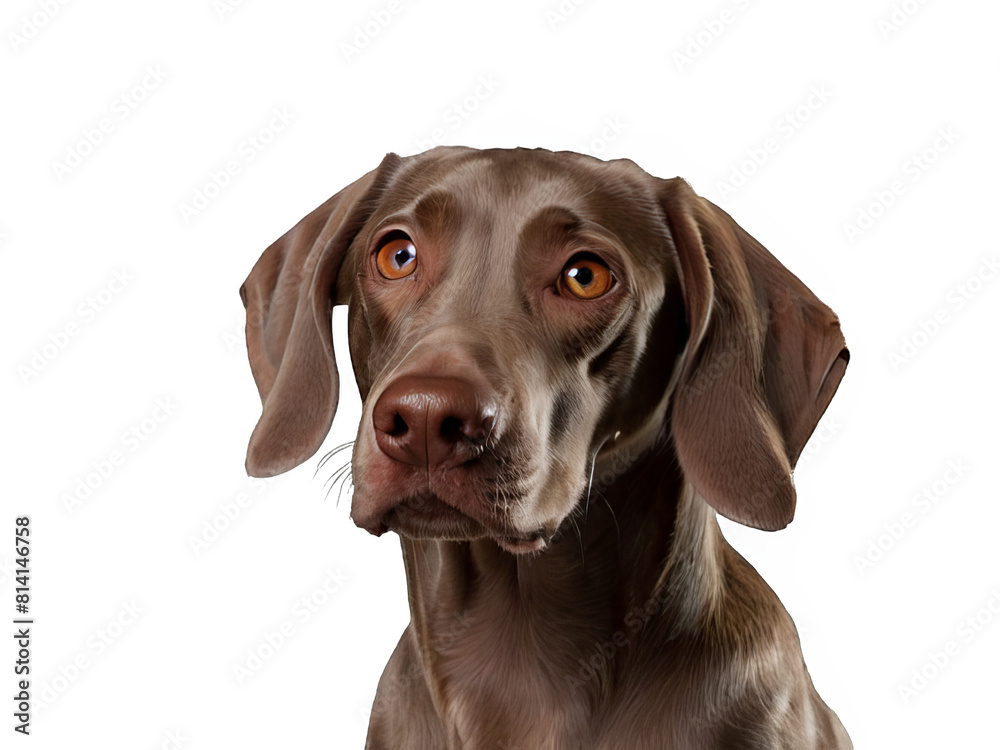 Cute playful dog or pet playing and looking happy isolated on transparent background. A small brown weimaraner posing. Cute and happy dog head on transparent png Cute playful dog or pet playing and looking happy isolated on transparent background. A small brown weimaraner posing. Cute and happy dog head on transparent png