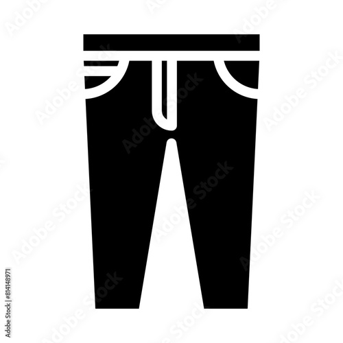 Pant Design Gliph Icon Design