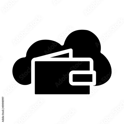 Ewallet Gliph Icon Design