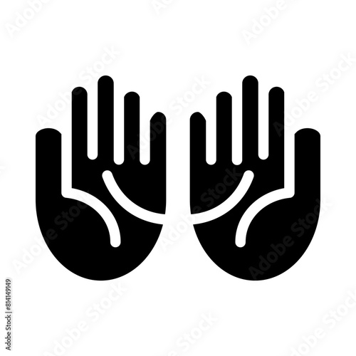 Принти на полотні dua Gliph Icon Design