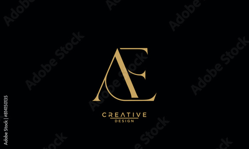 AE, EA, A, E, Abstract Letters Logo Monogram