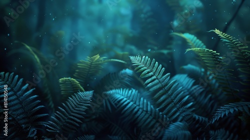 Close Up of Fern Leaf in Forest