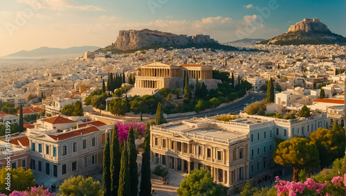 Stunning Athens Greece daytime photo