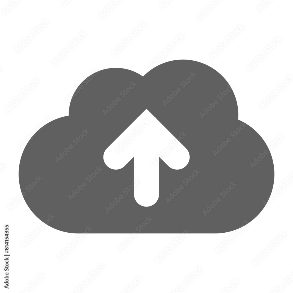 Upload cloud icon. Download data file symbol vector illustration design Upload cloud icon. Download data file symbol vector illustration design