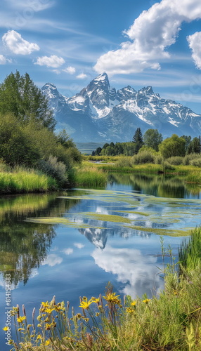 Teton National Park USA Afternoon Under the bright_004