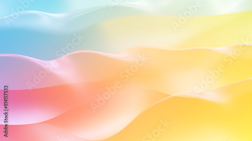 Colorful abstract background with smooth, flowing waves of various colors blending into each other.