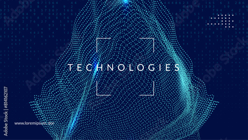 Innovate Background. Innovation concept for intelligent learning. Cyber flow of education and automation. Analytical patterns for mobile security. Big Data Background.